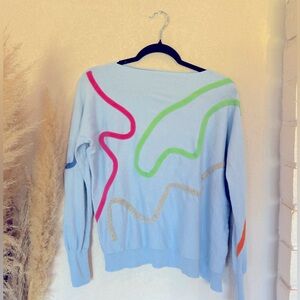ZAKET & PLOVER L. Blue Sweater from Anthropology, Sz S